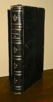 Jacques Henri Bernardin, de Saint-Pierre Etudes de la nature 1863 Paris Librairie de Firmin Didot Frères, Fils, et C.ie